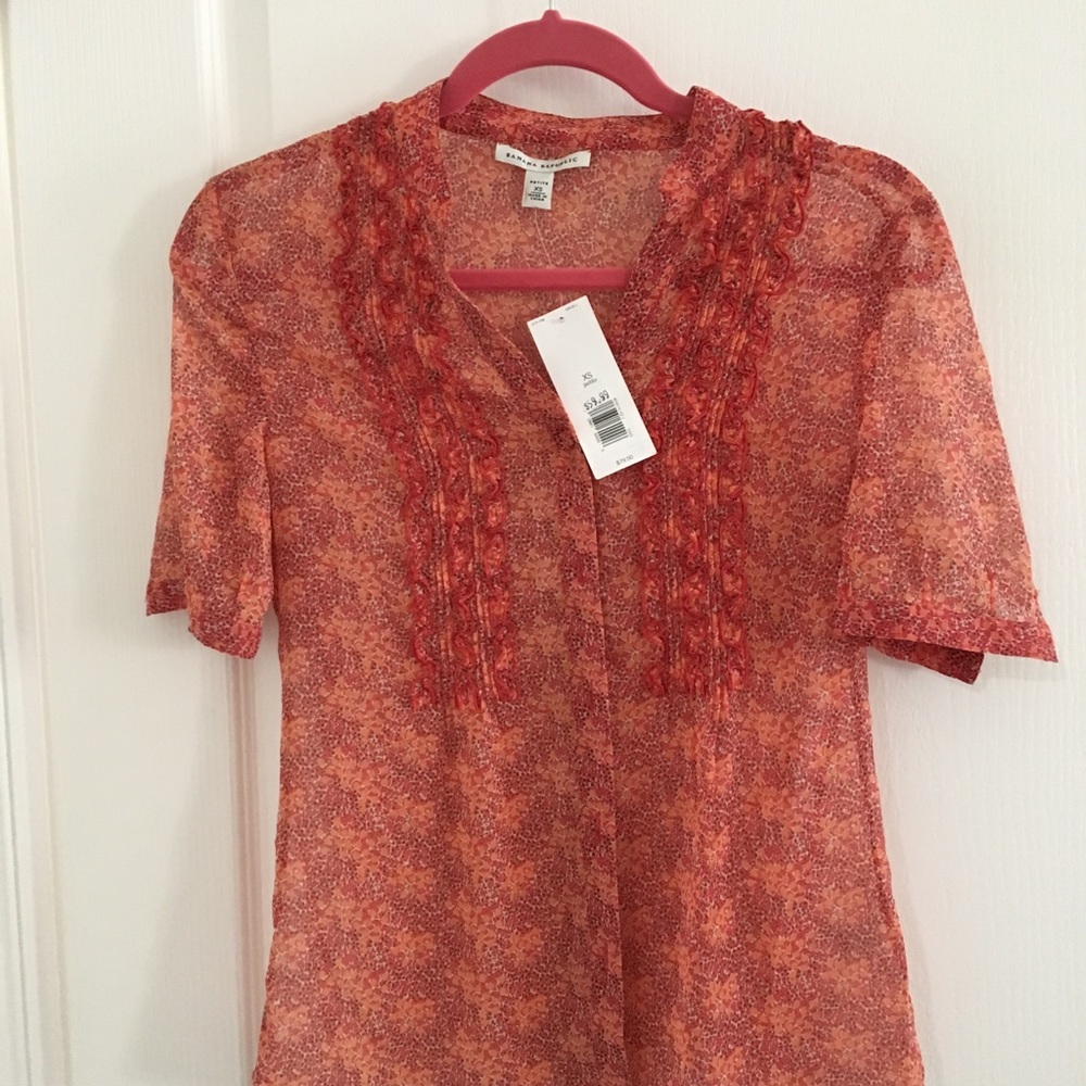 NWT banana republic petite top